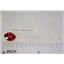 14k Gold Threader Earrings, Crimson Topaz, E005