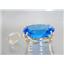 P082, Swiss Blue Topaz 14K Gold Pendant