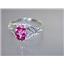 SR137, Pure Pink Topaz, 925 Sterling Silver Ring