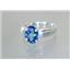 SR058, Neptune Garden Topaz, 925 Sterling Silver Ring