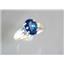 SR058, Neptune Garden Topaz, 925 Sterling Silver Ring
