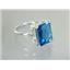 SR188, London Blue Topaz, 925 Sterling Silver Ring