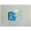 SR188, London Blue Topaz, 925 Sterling Silver Ring