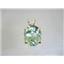 P040, Green Amethyst, 14k Gold Pendant