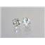 14k Gold Post Earrings, Green Amethyst, E012