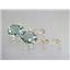 14k Gold Leverback Earrings, Green Amethyst, E201