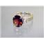 10K, 14K or 18K Gold Ladies Ring, Mozambique Garnet, R123