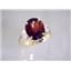 10K, 14K or 18K Gold Ladies Ring, Mozambique Garnet, R123