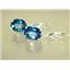 925 Sterling Silver Earrings, Neptune Garden Topaz, SE207