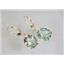 14k Gold Leverback Earrings, Green Amethyst, E207