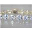 B003, Cubic Zirconia Gold Bracelet