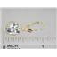 14k Gold Leverback Earrings, Silver Topaz, E101