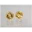 925 Sterling Silver Post Earrings, Citrine, SE212