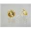 925 Sterling Silver Post Earrings, Citrine, SE212