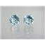 925 Sterling Silver Post Earrings, Green Amethyst, SE212
