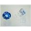 925 Sterling Silver Post Earrings, Neptune Garden Topaz, SE212