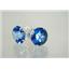 925 Sterling Silver Post Earrings, Neptune Garden Topaz, SE212