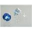 925 Sterling Silver Post Earrings, Neptune Garden Topaz, SE212