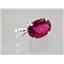 925 Sterling Silver Pendant, Crimson Topaz, SP006