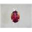 925 Sterling Silver Pendant, Crimson Topaz, SP006