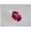 925 Sterling Silver Pendant, Crimson Topaz, SP006