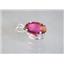 925 Sterling Silver Pendant, Crimson Topaz, SP006