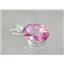 925 Sterling Silver Pendant, Pure Pink Topaz, SP018