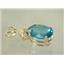 P043, Paraiba Topaz 14k Gold Pendant