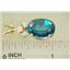 P043, Paraiba Topaz 14k Gold Pendant