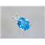 925 Sterling Silver Pendant, Swiss Blue Topaz,  SP002
