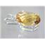 925 Sterling Silver Pendant, Citrine,  SP018