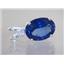 925 Sterling Silver Pendant, Created Blue Sapphire, SP018