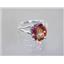 925 Sterling Silver Ladies Ring, Twilight Fire Topaz, SR132