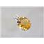 925 Sterling Silver Pendant, Citrine, SP040