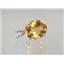 925 Sterling Silver Pendant, Citrine, SP040