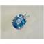 925 Sterling Silver Pendant, Neptune Garden Topaz, SP040
