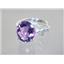 925 Sterling Silver Ladies Angel Ring, Amethyst, SR154