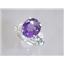 925 Sterling Silver Ladies Angel Ring, Amethyst, SR154