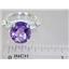 925 Sterling Silver Ladies Angel Ring, Amethyst, SR154