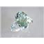 Green Amethyst, 925 Sterling Silver Ring, SR154