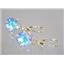 14k Gold Leverback Earrings, Mercury Mist Topaz, E217