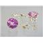 14k Gold Leverback Earrings, Pure Pink Topaz, E217