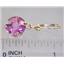 14k Gold Leverback Earrings, Pure Pink Topaz, E217