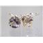 14k Gold Leverback Earrings, Smoky Quartz, E217