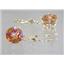 14k Gold Leverback Earrings, Twilight Fire Topaz, E217