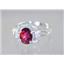 SR176, Crimson Topaz, 925 Sterling Silver Ring