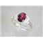 SR176, Crimson Topaz, 925 Sterling Silver Ring