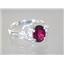 SR176, Crimson Topaz, 925 Sterling Silver Ring