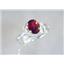 SR176, Crimson Topaz, 925 Sterling Silver Ring