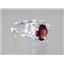 SR176, Mozambique Garnet, 925 Sterling Silver Ring